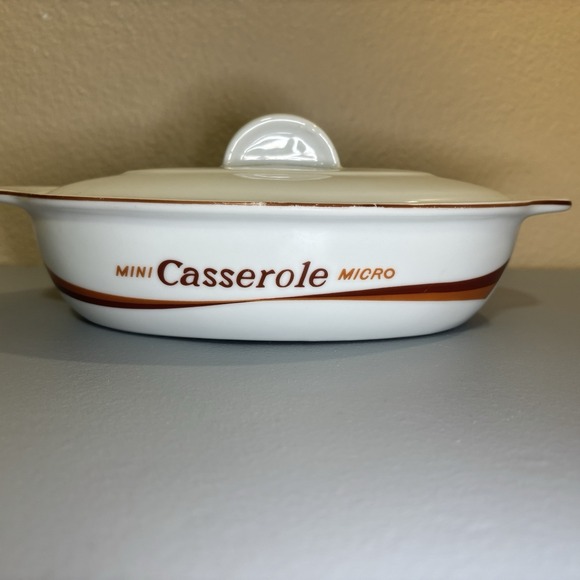 Himark Japan Other - Mini MicroWave Safe Ovenware Casserole Dish w/Lid 1977 Himark Japan Mid Century